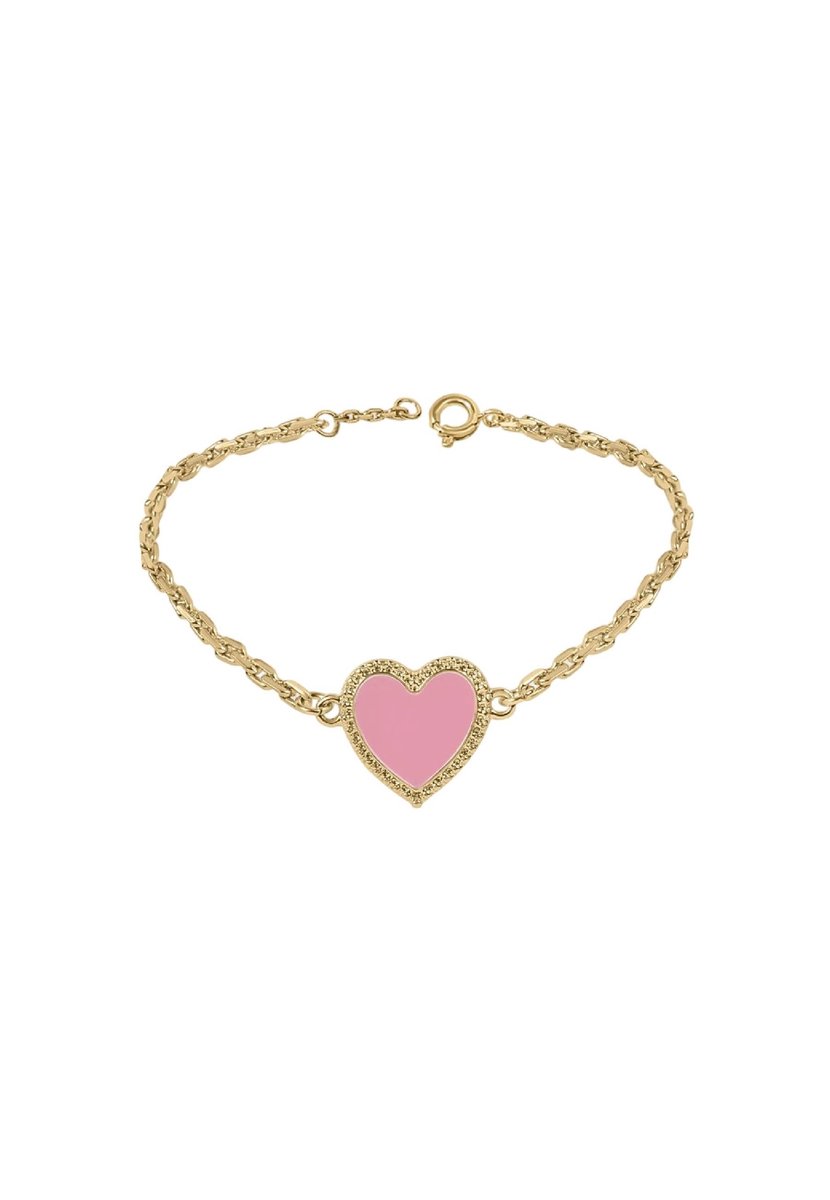 Margot Bardot Maeva Heart Armband Pink