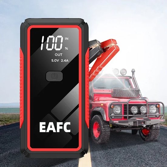 Hobimtek M02 Oto Jumper Akü Şarj Çok Fonksiyonlu Jump Starter 10000mAh Dijital P