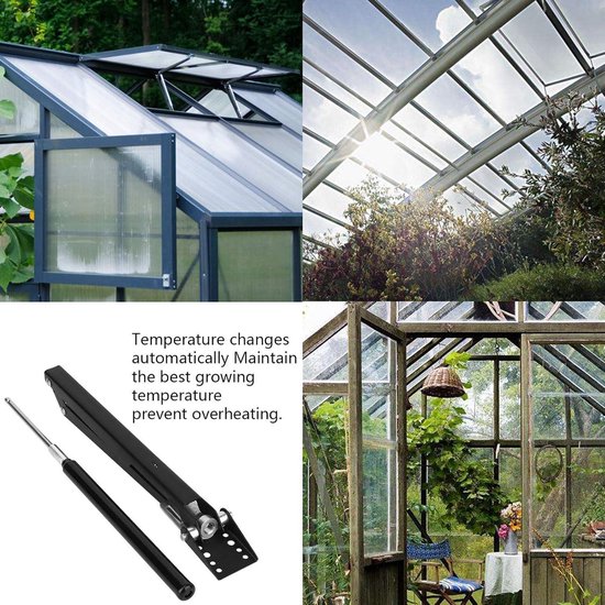 Automatische raamopener Thermovent voor serre of tuinkas - Automatische raamopener Thermovent voor serre of tuinkas- Nederland