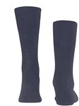 Chaussettes bleues foncées pour hommes de Falke, avec un bord côtelé.