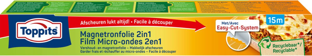 Toppits Magnetronfolie 2in1 15 meter -