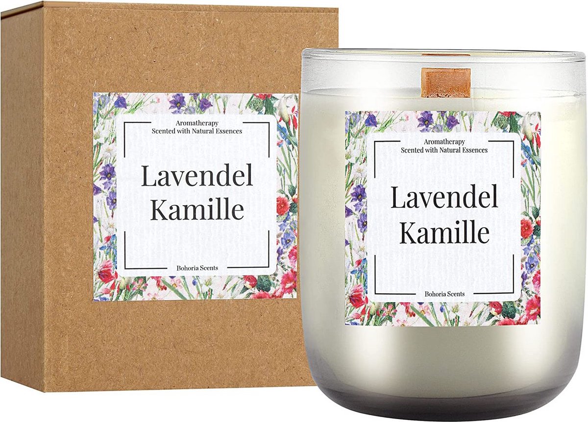 Bohoria - Kaars - geurkaars - Lavendel Kamille - decoratie - wonen