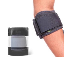 DOWO® - Elleboog Brace - Tennisarm Brace - Elleboogbraces - Tenniselleboog Brace - Ergonomisch Ontwerp - Tennis / Golf - One Size