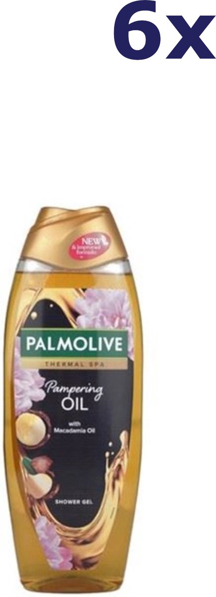 Goedkoopste 6x Palmolive 650ml shower gel Thermal Pampering Oil