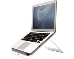 Fellowes Support d'ordinateur portable I-Spire Quick Lift 17 pouces, blanc