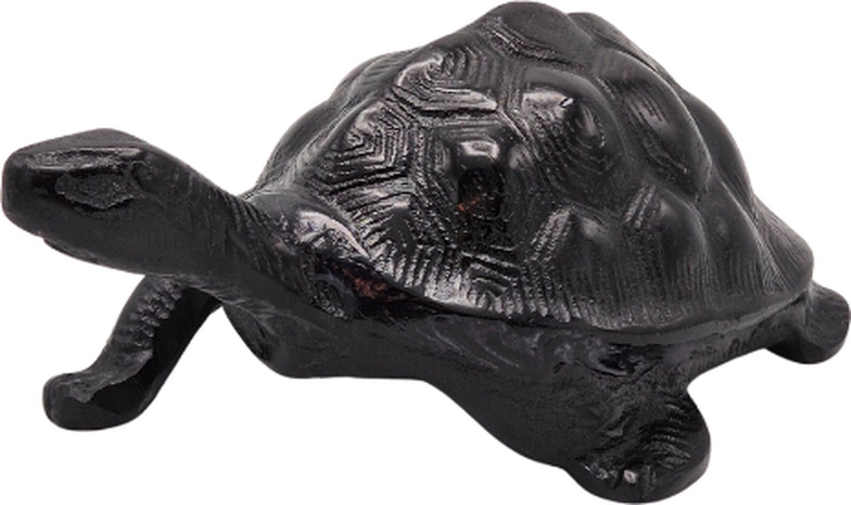 Deco4yourhome® - Schildpad - Decoratief - Zwart - Black - 22.5cm
