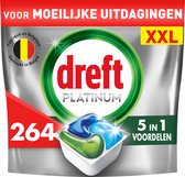 Bol.com Dreft Platinum All In One Vaatwasmiddel - Original - Voordeelverpakking 4 x 66 - Vaatwastabletten aanbieding