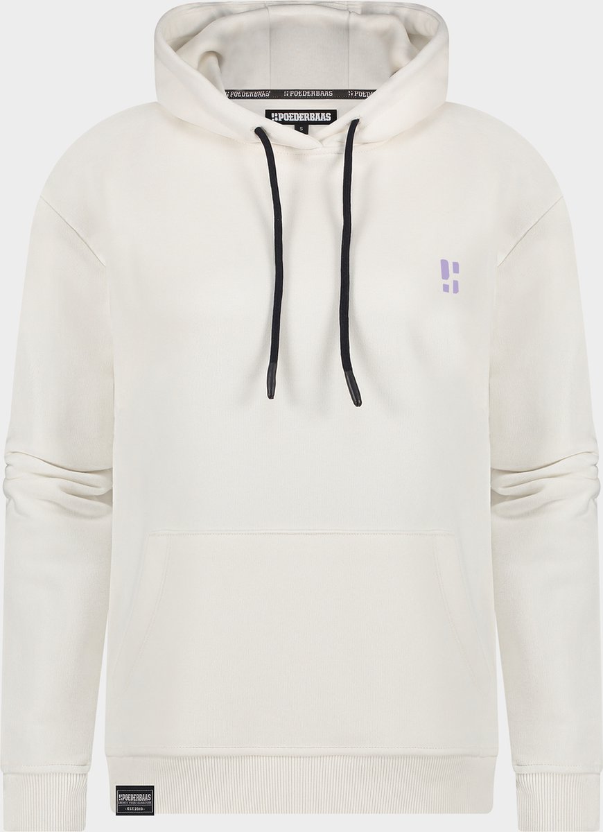 Poederbaas Womens Arty Hoody Wit
