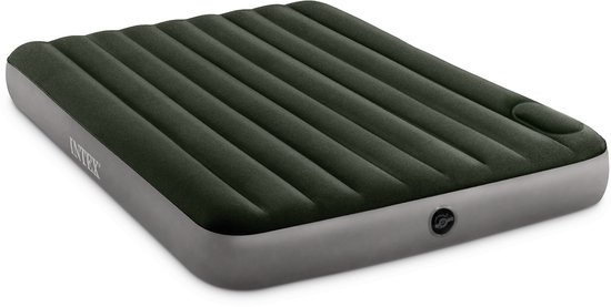 Intex Queen Dura-Beam Downy Luchtbed met ingebouwde voetpomp - 203x152x25cm van Intex — afbeelding 2