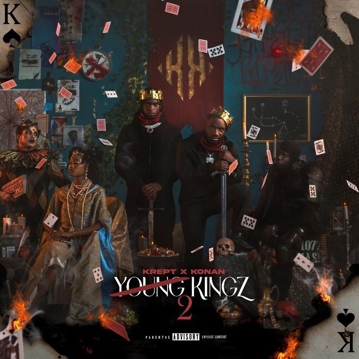 Krept & Konan - Young Kingz II (LP) (Coloured Vinyl) (Limited Edition)