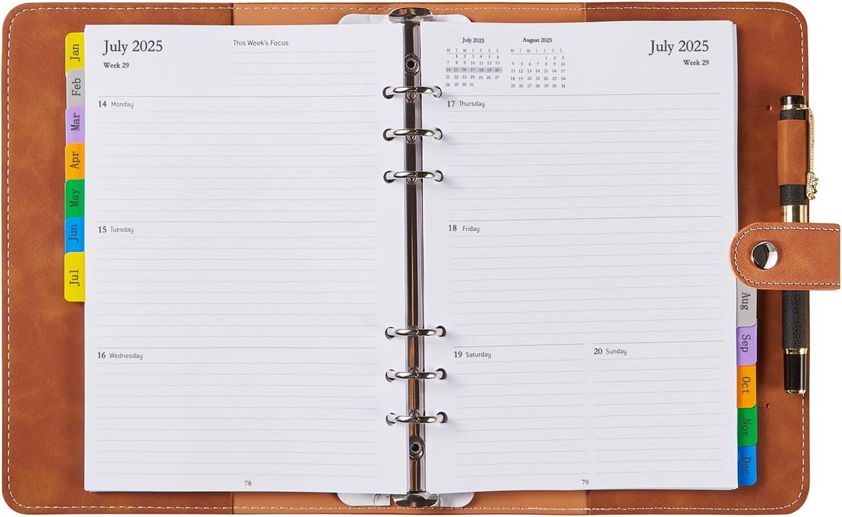 Equivera Famillieplanner 2025 - Familyplanner 2025 - Gezinsplanner - Kalender - Weekplanner - Weekoverzicht - tot 18 Maanden