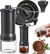 Bol.com Handmatige Koffiemolen - Handmolen voor Espresso - Instelbare maalgraad - Koffiebonen maler aanbieding