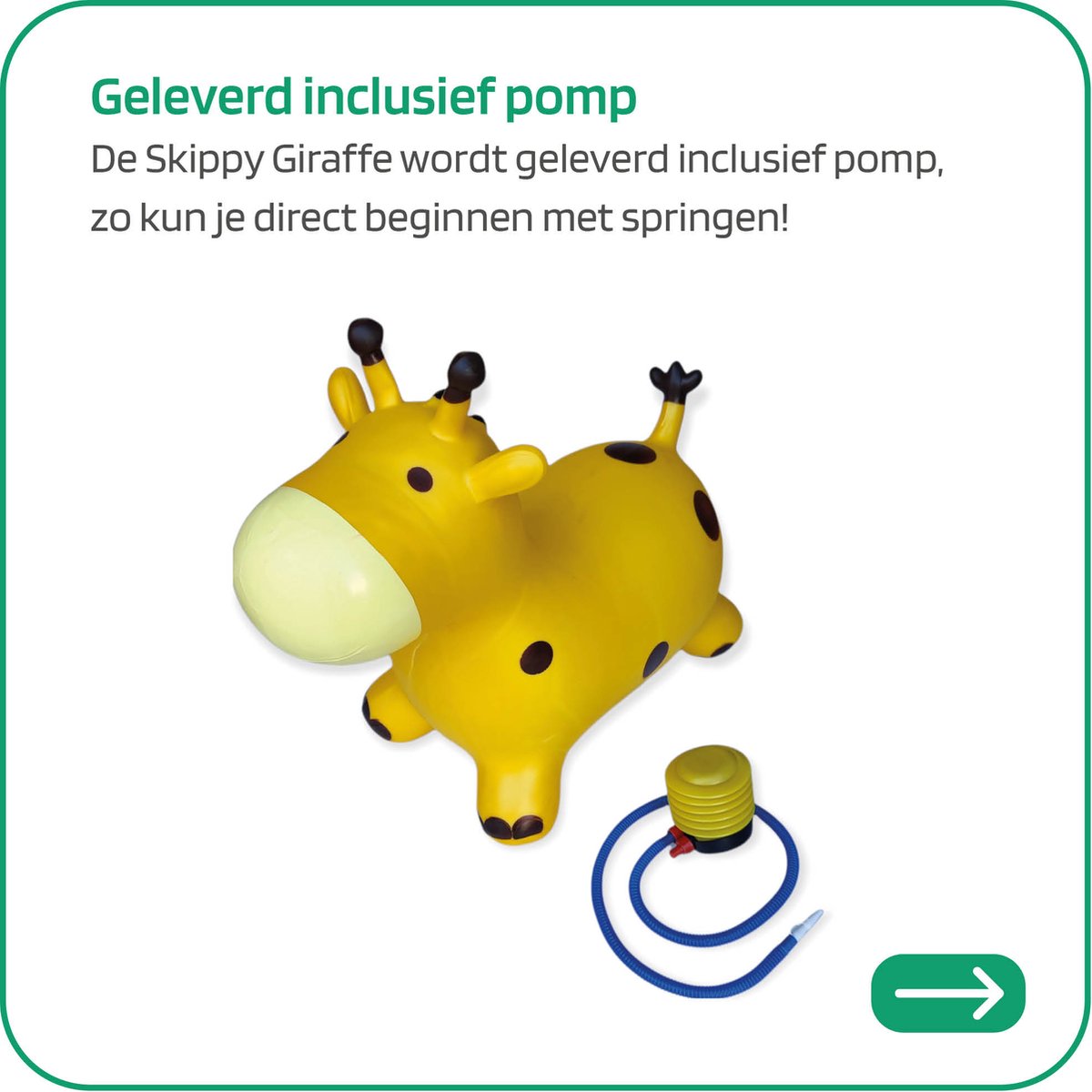 Jobber Toys Skippybal 70 cm - Skippy dieren Skippyballen - incl. pomp — afbeelding 3