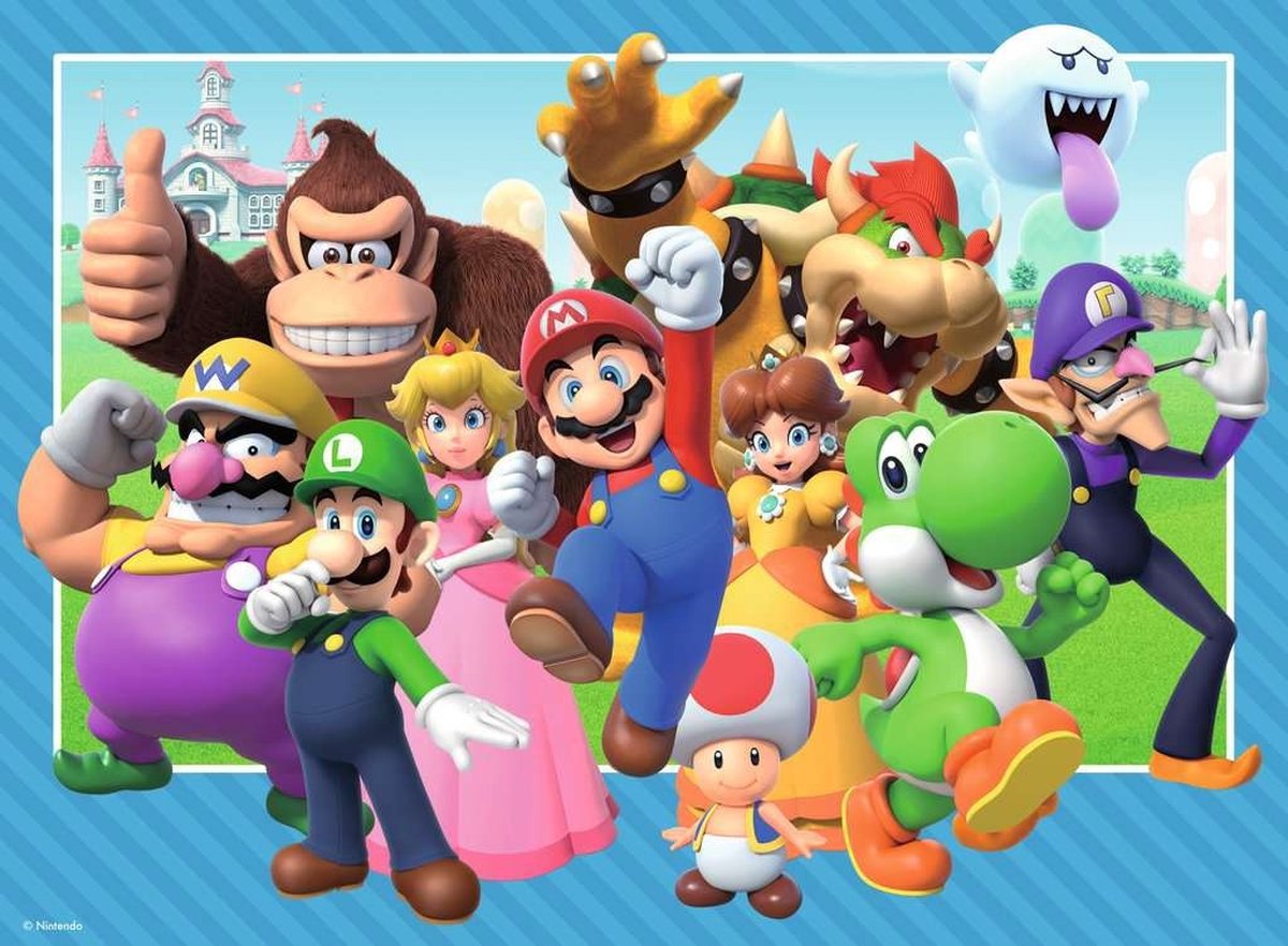 Ravensburger puzzel Let's-a-go ! Super Mario - Legpuzzel - 100 XXL stukjes — afbeelding 4