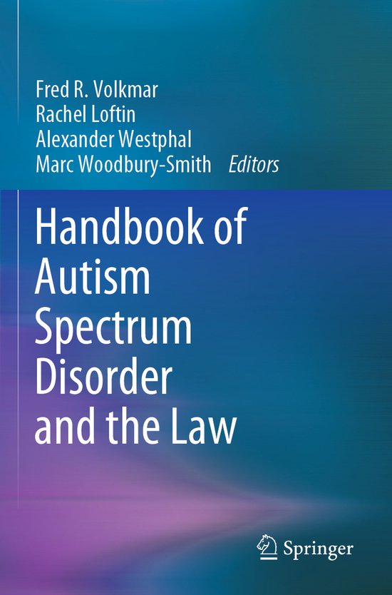 Handbook of Autism Spectrum Disorder and the Law - cover