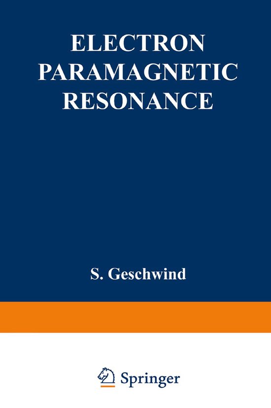 Electron Paramagnetic Resonance | 9781489953124 | Boeken | bol