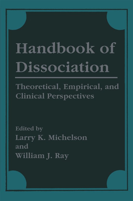 Handbook of Dissociation - cover