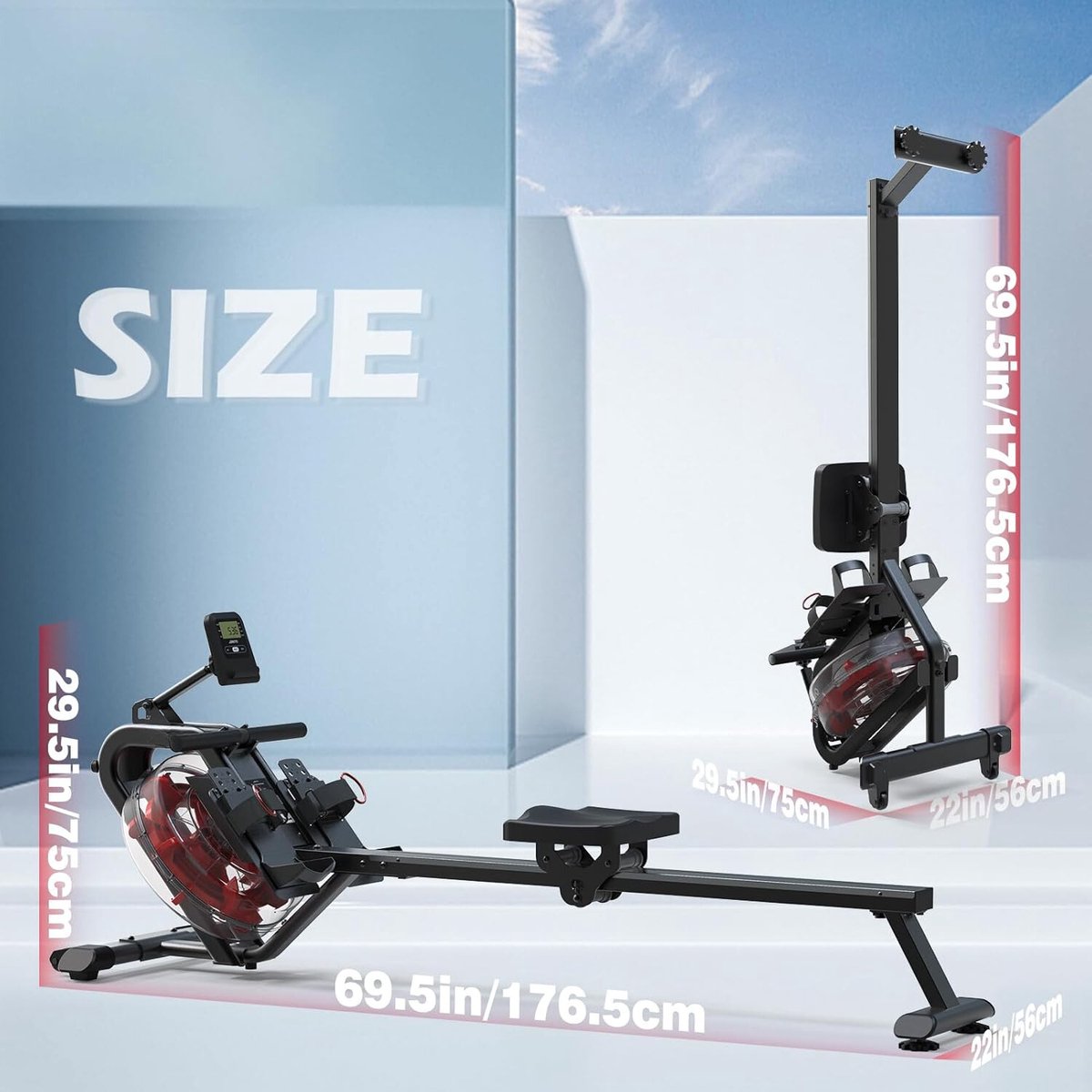 Equivera Rameur Rameur Rameur pour la maison Aviron