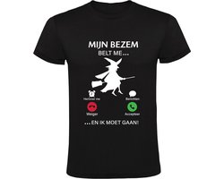 Grappige Heks Heren T-shirt Halloween