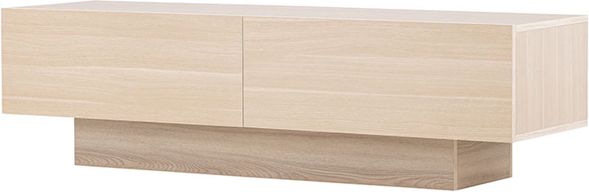 Cuenca TV-meubel 2 klepdeuren whitewash.
