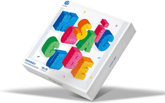 Afbeelding van het spel GAN Mosaic 10x10 (100 3x3kubussen) - rubiks cube - puzzel -speedcube