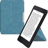 kwmobile case geschikt voor Amazon Kindle Paperwhite - Met standaard - E reader cover van kunstleer - In petrol
