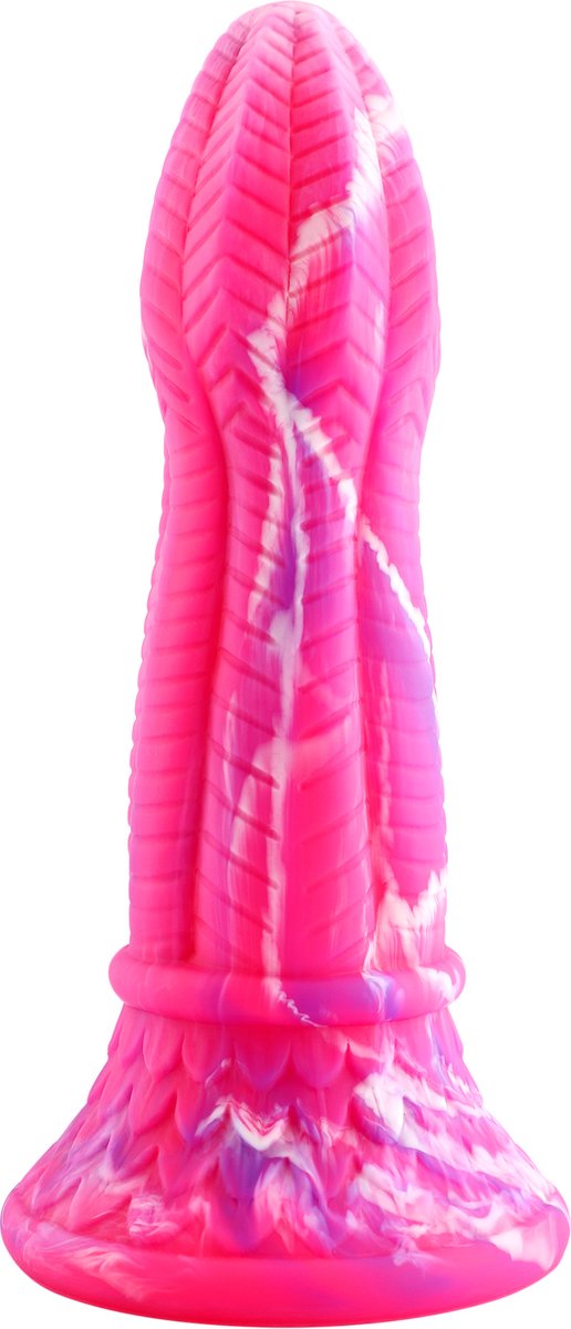 Goedkoopste Fantasy Zuignap Dildo Roze 26 cm Anaal