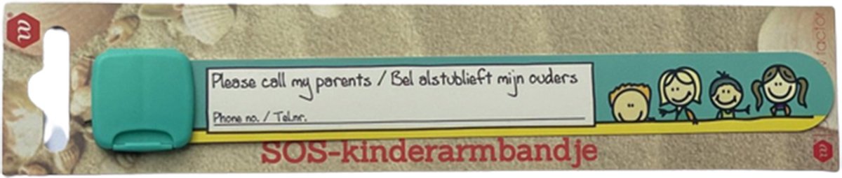 SOS Kinderarmbandje - Assorti - kinderbandje - naambandje - noodbandje