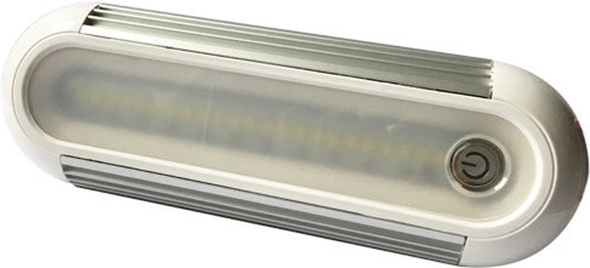 LED Interieurverlichting met drukschakelaar / Ovaal / 1400 Lumen / 12-24V