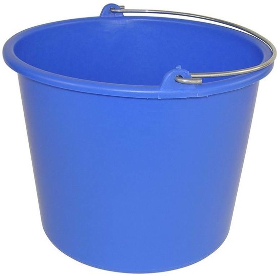 Emmer blauw 12 liter - Groothandel Stal | Webshop