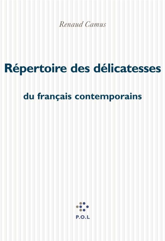 Répertoire des délicatesses du français contemporain