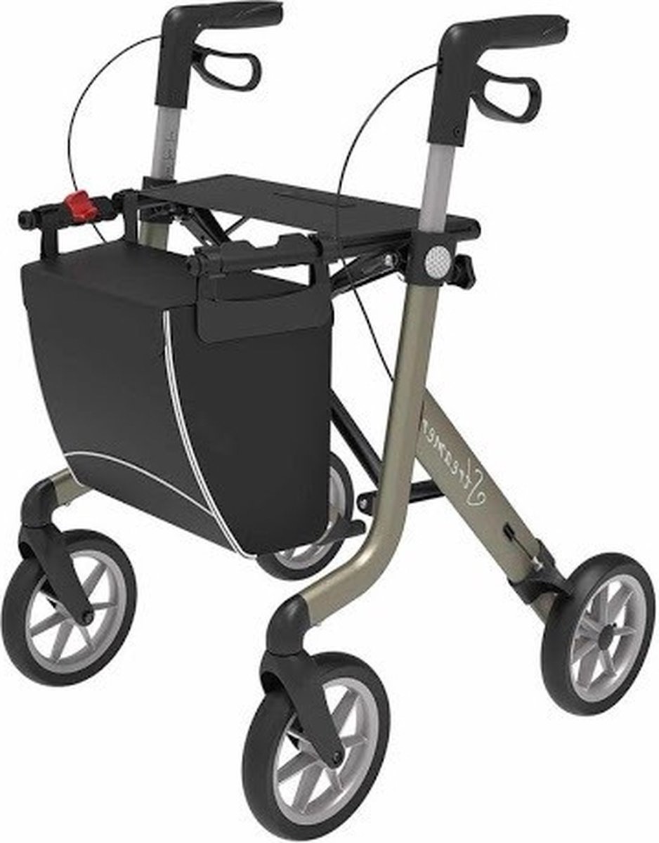 Goedkoopste Ultra lichtgewicht rollator Streamer Champagne Large