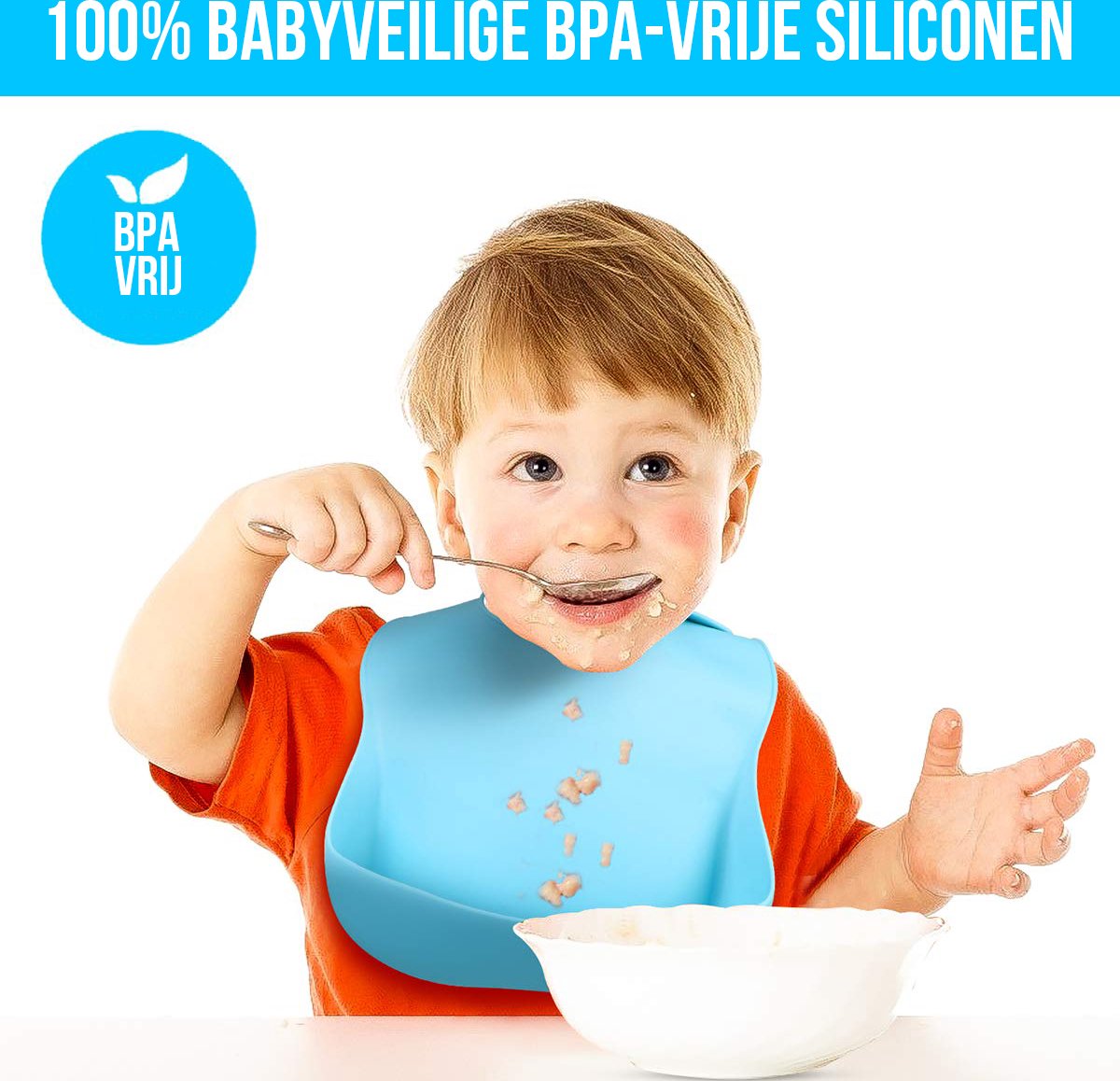 NatureBond Waterdichte slabbetjes, siliconen spenen slabbetjes voor baby's en peuters, set van 2 met draagtas | Comfortabele zachte slabbetje met 4 knopen (Cotton Candy Pink & Macaron Lavender