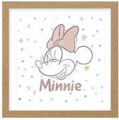 Ingelijste Print Minnie Mouse 40x40cm