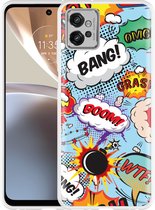 Motorola Moto G32 Hoesje Comic - Designed by Cazy