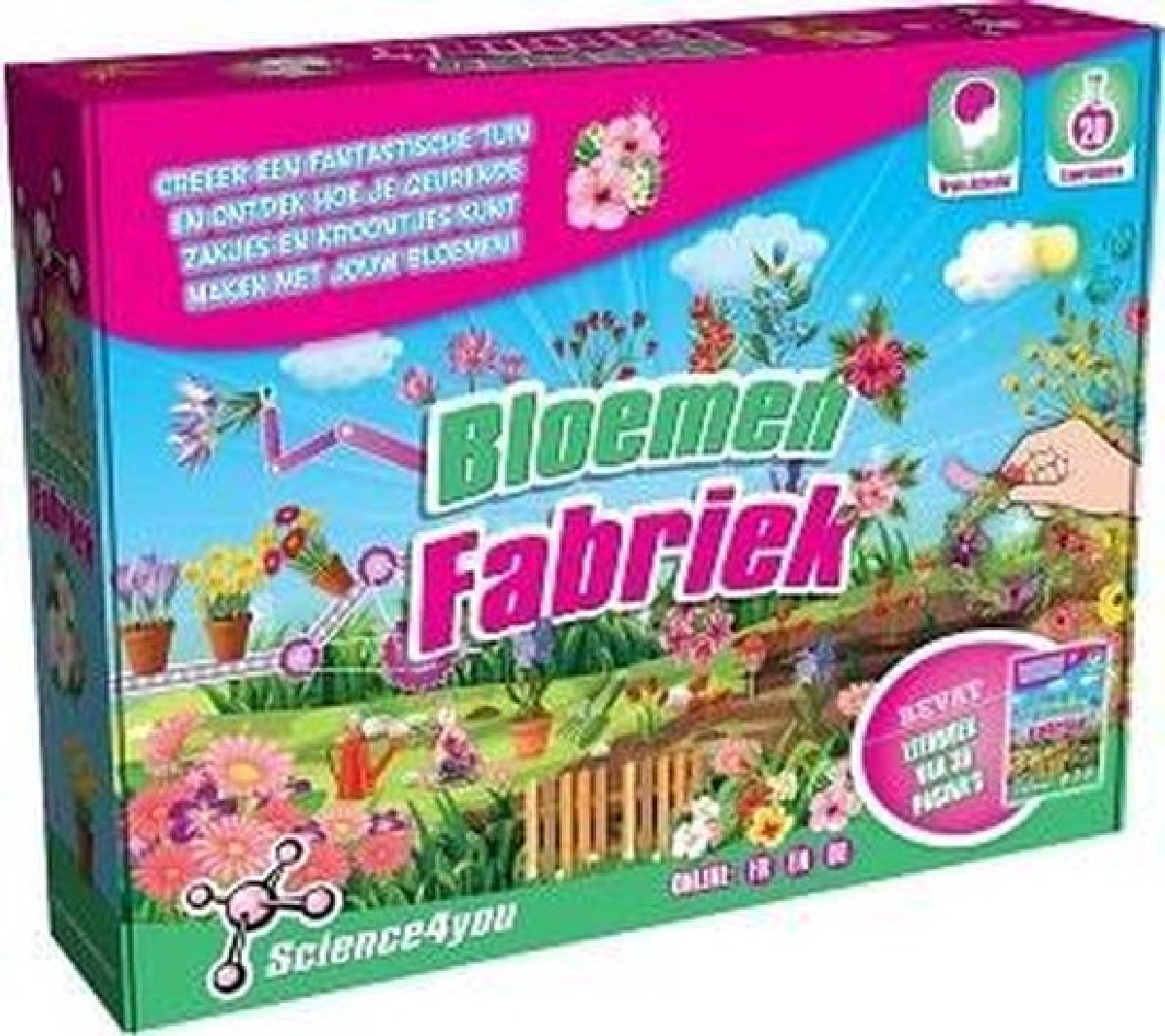 Science 4 You Bloemen Fabriek - Experimenteerset
