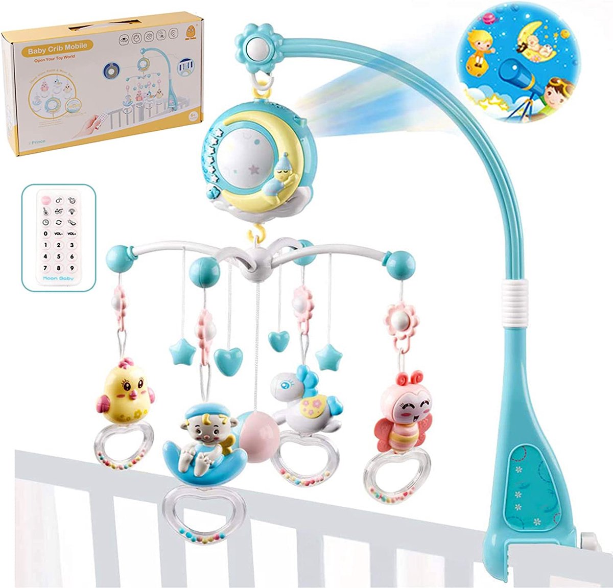 Acheter Support de berceau en plastique pour bébé, bricolage, cloche de  lit, jouet, support de bras rotatif à 360 degrés, boîte à musique à  enrouler