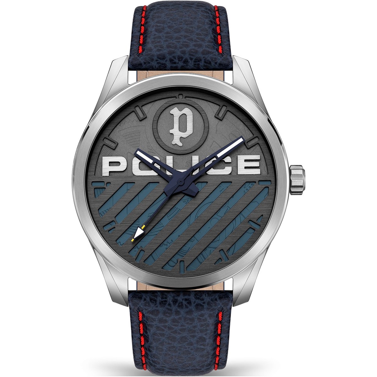 Police Heren horloges quartz analoog One Size Grijs 32019277