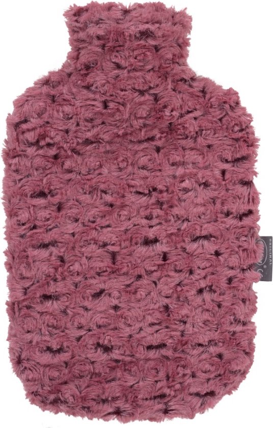 Fashy - Donker Roze Pluche Warmwaterkruik - Rozendesign