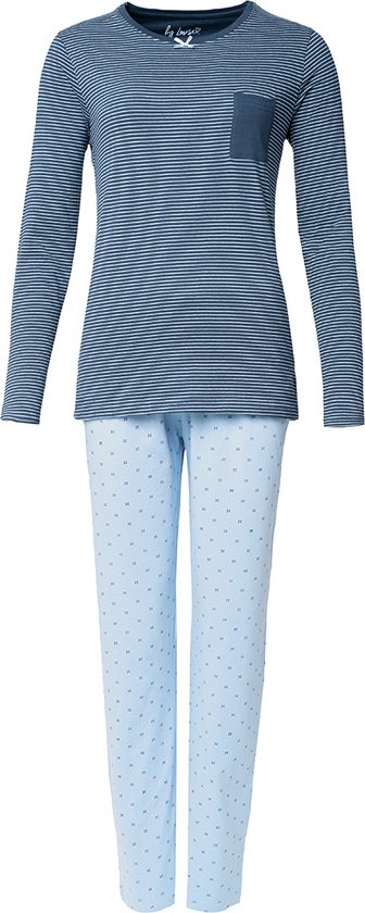 Dames Pyjama Set Van Pure Zijde Met Lange Mouwen En Geometrische Print Met Broek