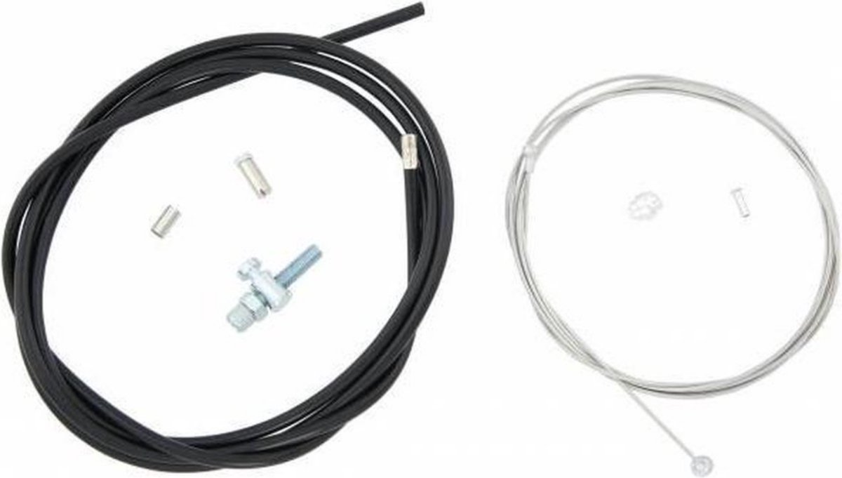 Slurf Universele trommelremkabel - RVS en teflon - 175 cm - zilver - voor/achterrem