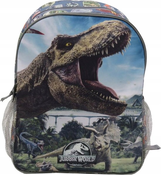 Jurassic World - Rugzak - 41cm - Dinosaurus - vanaf 5 jaar - 2 vakken Basic - Dino