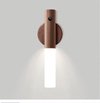 LED lampje met bewegingssensor – Draadloos Nachtlampje dimbaar – USB Oplaadbare lamp – Bedlamp/Nachtlamp – Muurlamp/Wandlamp binnen – Kinder lampje – Houten lamp – Nachtsensor – Woonkamer/Slaapkamer – Stijlvolle lamp – Slimme verlichting
