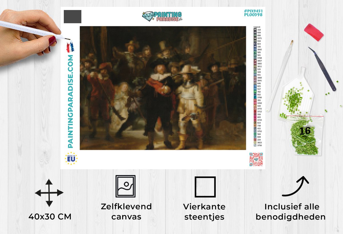 Diamond Painting - De Nachtwacht - SEOS Shop