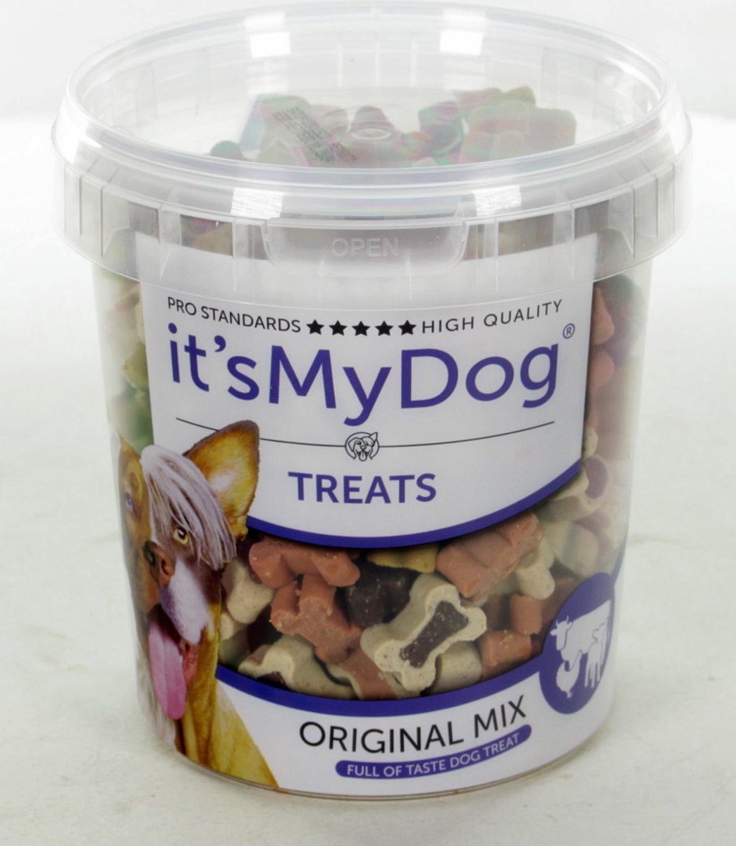 It's my dog treats - honden trainingssnoepjes - gemixt - in emmer - 500 gram