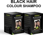Veinira - Zwart / Black 2.0 - Shampooing couleur de cheveux - 10 packs de 25ml