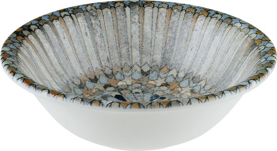 Bonna Desert Plates - Luca Mosaic Porcelain 19cm Set Of 6