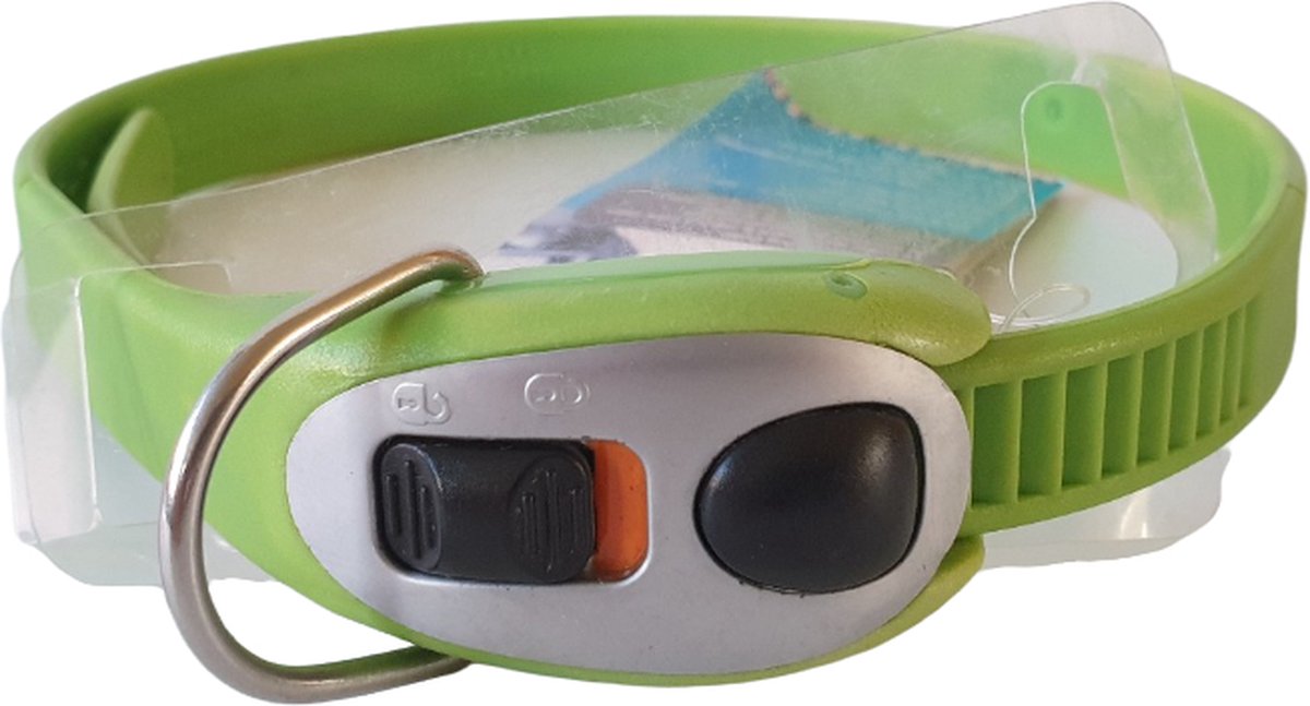 PetSafe Cinch-It Halsband / Hondenhalsband - Kunststof - Limegroen - Breedte 19 mm - Nekomtrek 40 - 58 cm (GELIEVE ALVORENS BESTELLEN OPMETEN)