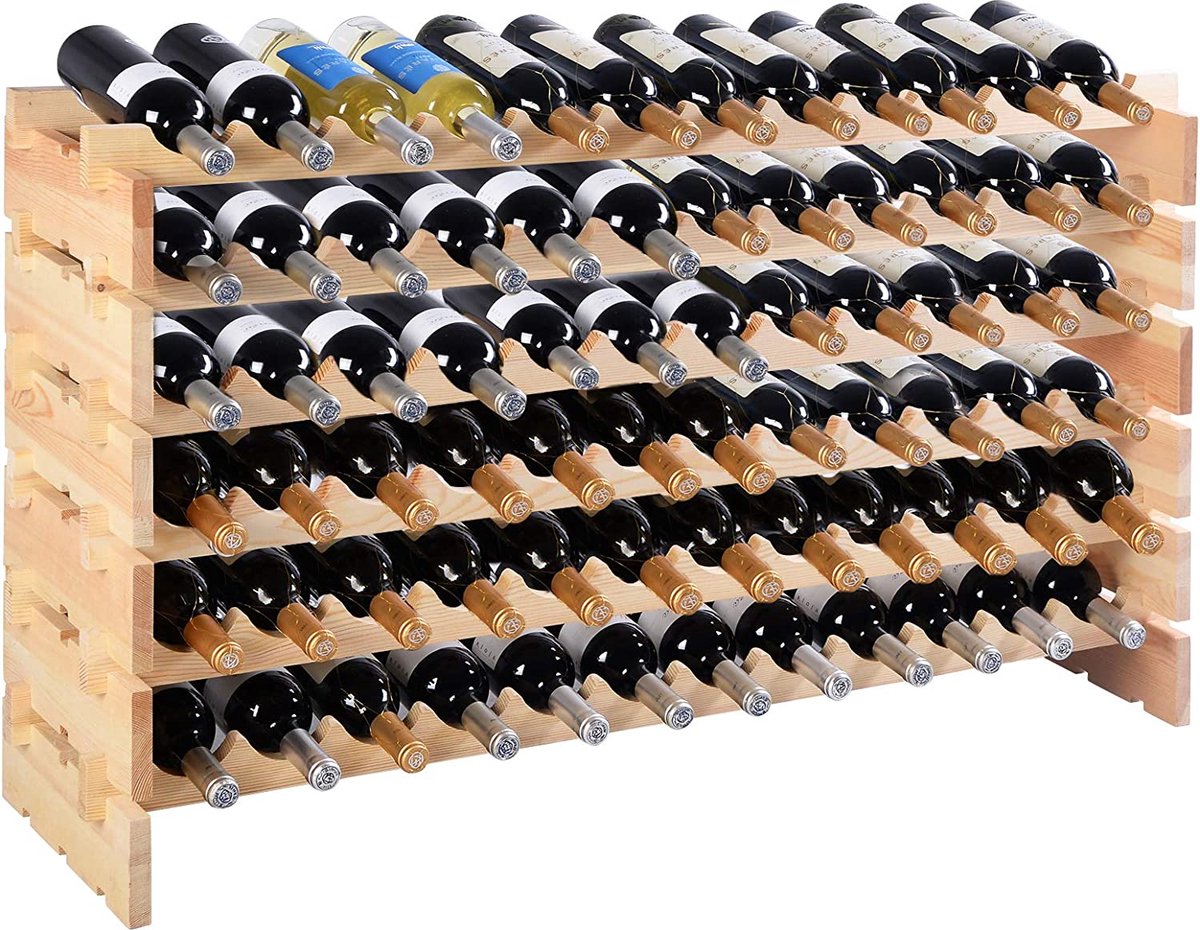 Casier À Vin, Comptoir De Stockage De Vin En Bois, Supports De Cave À
