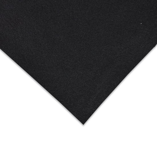 Floordirekt Superflex Naaldvilt | Binnenbekleding | Ideaal voor restauratie & onderhoud | hoogwaardig & flexibel | Naaldvilt | Individueel op maat te snijden (zwart, 206 x 300 cm